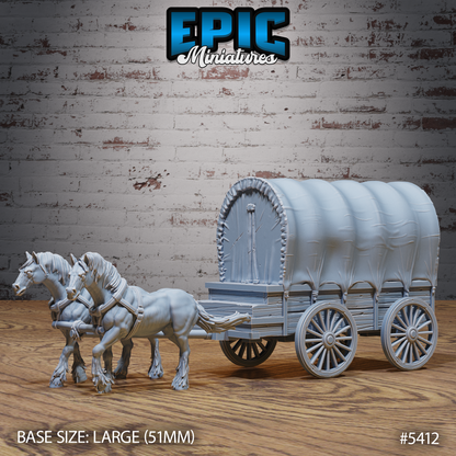 Mimic Horse Wagon